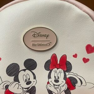 Her Universe Disney White and Pink Backpack